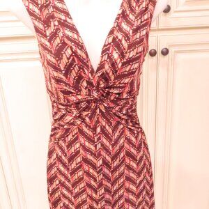 My Michelle Sleevless Tunic Twist Waist Blouse Top size Medium